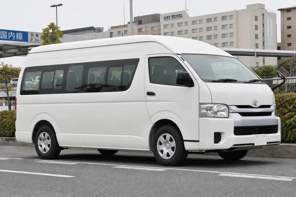 10-seat Hiace or equivalent