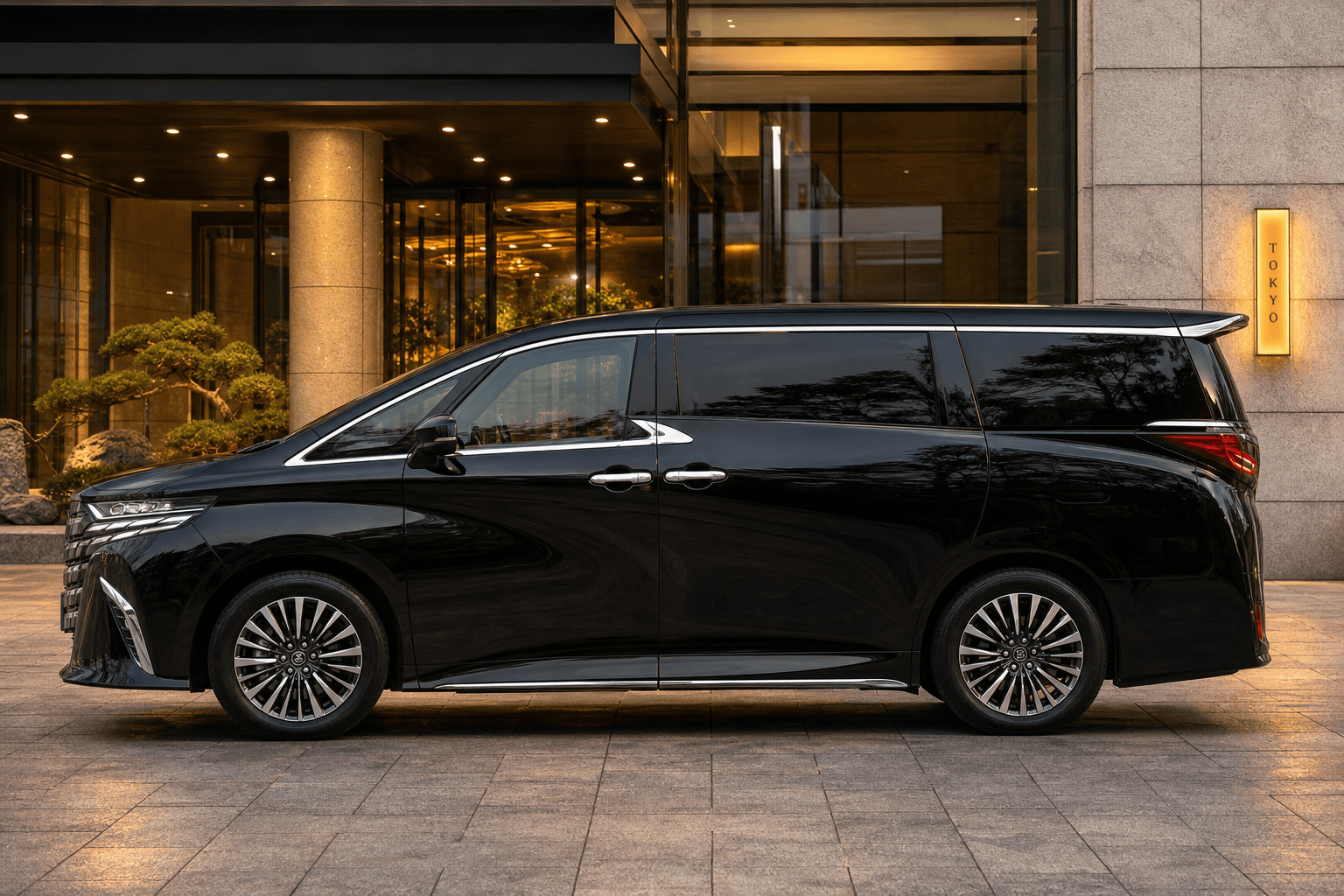 Latest generation Alphard or similar 1