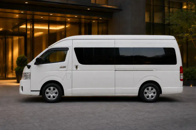 10-seat Hiace or similar